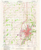 Sidney Ohio Historical topographic map, 1:24000 scale, 7.5 X 7.5 Minute, Year 1961