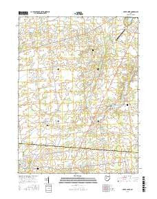 Silver Creek Ohio Current topographic map, 1:24000 scale, 7.5 X 7.5 Minute, Year 2016