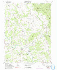 Sinking Spring Ohio Historical topographic map, 1:24000 scale, 7.5 X 7.5 Minute, Year 1961