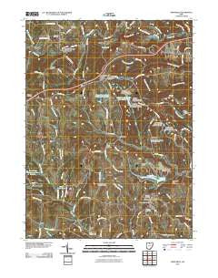 Smithfield Ohio Historical topographic map, 1:24000 scale, 7.5 X 7.5 Minute, Year 2010