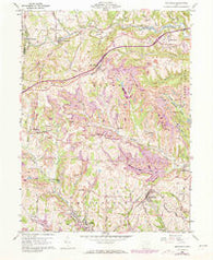 Smithfield Ohio Historical topographic map, 1:24000 scale, 7.5 X 7.5 Minute, Year 1960