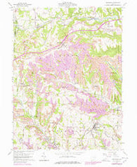 Smithfield Ohio Historical topographic map, 1:24000 scale, 7.5 X 7.5 Minute, Year 1960