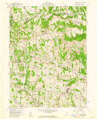 Smithfield Ohio Historical topographic map, 1:24000 scale, 7.5 X 7.5 Minute, Year 1960