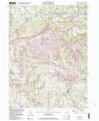 Smithfield Ohio Historical topographic map, 1:24000 scale, 7.5 X 7.5 Minute, Year 1997