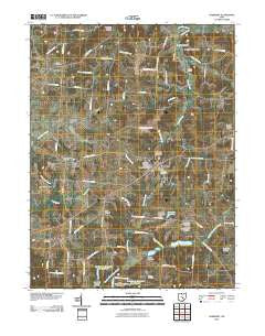 Somerset Ohio Historical topographic map, 1:24000 scale, 7.5 X 7.5 Minute, Year 2010