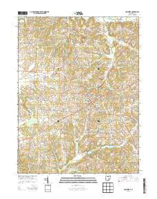 Somerset Ohio Historical topographic map, 1:24000 scale, 7.5 X 7.5 Minute, Year 2013