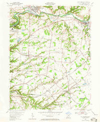 South Lebanon Ohio Historical topographic map, 1:24000 scale, 7.5 X 7.5 Minute, Year 1955