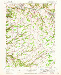 South Lebanon Ohio Historical topographic map, 1:24000 scale, 7.5 X 7.5 Minute, Year 1955