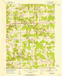South Russell Ohio Historical topographic map, 1:24000 scale, 7.5 X 7.5 Minute, Year 1953