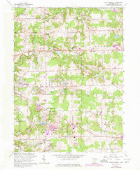 South Russell Ohio Historical topographic map, 1:24000 scale, 7.5 X 7.5 Minute, Year 1963