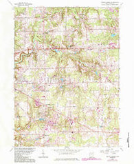 South Russell Ohio Historical topographic map, 1:24000 scale, 7.5 X 7.5 Minute, Year 1963