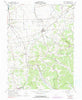 South Salem Ohio Historical topographic map, 1:24000 scale, 7.5 X 7.5 Minute, Year 1961