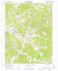 South Webster Ohio Historical topographic map, 1:24000 scale, 7.5 X 7.5 Minute, Year 1961