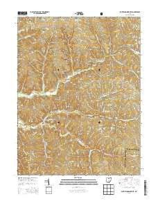 South Bloomingville Ohio Historical topographic map, 1:24000 scale, 7.5 X 7.5 Minute, Year 2013