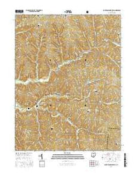 South Bloomingville Ohio Current topographic map, 1:24000 scale, 7.5 X 7.5 Minute, Year 2016