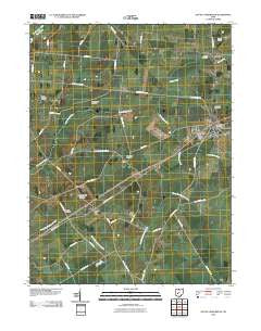 South Charleston Ohio Historical topographic map, 1:24000 scale, 7.5 X 7.5 Minute, Year 2010