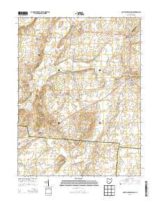 South Charleston Ohio Historical topographic map, 1:24000 scale, 7.5 X 7.5 Minute, Year 2013