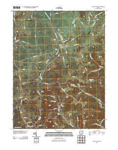 South Salem Ohio Historical topographic map, 1:24000 scale, 7.5 X 7.5 Minute, Year 2010