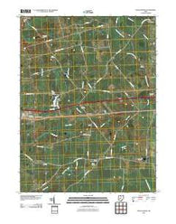 South Vienna Ohio Historical topographic map, 1:24000 scale, 7.5 X 7.5 Minute, Year 2010