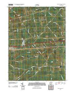 South Vienna Ohio Historical topographic map, 1:24000 scale, 7.5 X 7.5 Minute, Year 2010