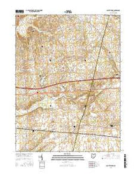 South Vienna Ohio Current topographic map, 1:24000 scale, 7.5 X 7.5 Minute, Year 2016