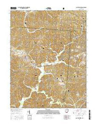 South Webster Ohio Current topographic map, 1:24000 scale, 7.5 X 7.5 Minute, Year 2016