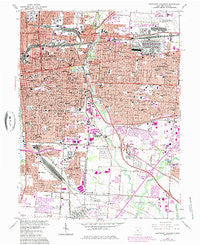 Southeast Columbus Ohio Historical topographic map, 1:24000 scale, 7.5 X 7.5 Minute, Year 1964