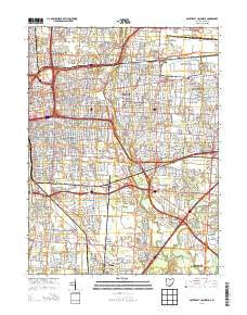 Southeast Columbus Ohio Historical topographic map, 1:24000 scale, 7.5 X 7.5 Minute, Year 2013