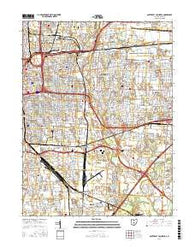 Southeast Columbus Ohio Current topographic map, 1:24000 scale, 7.5 X 7.5 Minute, Year 2016
