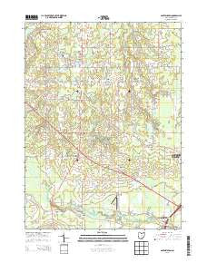 Southington Ohio Historical topographic map, 1:24000 scale, 7.5 X 7.5 Minute, Year 2013