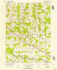 Southington Ohio Historical topographic map, 1:24000 scale, 7.5 X 7.5 Minute, Year 1952