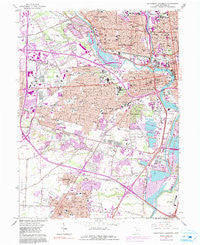 Southwest Columbus Ohio Historical topographic map, 1:24000 scale, 7.5 X 7.5 Minute, Year 1965