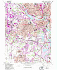 Southwest Columbus Ohio Historical topographic map, 1:24000 scale, 7.5 X 7.5 Minute, Year 1965