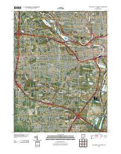 Southwest Columbus Ohio Historical topographic map, 1:24000 scale, 7.5 X 7.5 Minute, Year 2010