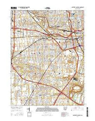 Southwest Columbus Ohio Current topographic map, 1:24000 scale, 7.5 X 7.5 Minute, Year 2016
