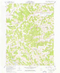 Spring Mountain Ohio Historical topographic map, 1:24000 scale, 7.5 X 7.5 Minute, Year 1962