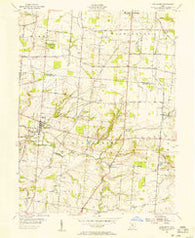 Springboro Ohio Historical topographic map, 1:24000 scale, 7.5 X 7.5 Minute, Year 1955