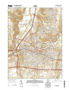 Springfield Ohio Historical topographic map, 1:24000 scale, 7.5 X 7.5 Minute, Year 2013