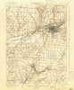Springfield Ohio Historical topographic map, 1:62500 scale, 15 X 15 Minute, Year 1906