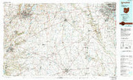 Springfield Ohio Historical topographic map, 1:100000 scale, 30 X 60 Minute, Year 1986