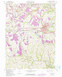St. Clairsville Ohio Historical topographic map, 1:24000 scale, 7.5 X 7.5 Minute, Year 1960