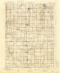 St. Henry Ohio Historical topographic map, 1:62500 scale, 15 X 15 Minute, Year 1908