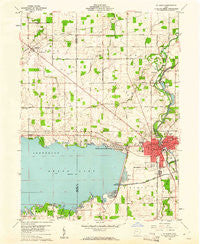 St. Marys Ohio Historical topographic map, 1:24000 scale, 7.5 X 7.5 Minute, Year 1960