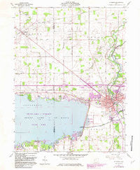 St. Marys Ohio Historical topographic map, 1:24000 scale, 7.5 X 7.5 Minute, Year 1960
