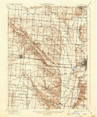 St. Paris Ohio Historical topographic map, 1:62500 scale, 15 X 15 Minute, Year 1916
