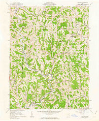 Stafford Ohio Historical topographic map, 1:24000 scale, 7.5 X 7.5 Minute, Year 1961