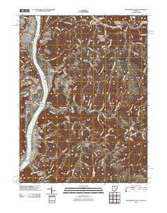 Steubenville East Ohio Historical topographic map, 1:24000 scale, 7.5 X 7.5 Minute, Year 2010