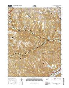 Steubenville West Ohio Current topographic map, 1:24000 scale, 7.5 X 7.5 Minute, Year 2016