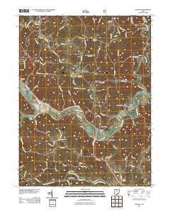 Stewart Ohio Historical topographic map, 1:24000 scale, 7.5 X 7.5 Minute, Year 2011