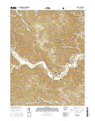 Stewart Ohio Current topographic map, 1:24000 scale, 7.5 X 7.5 Minute, Year 2016